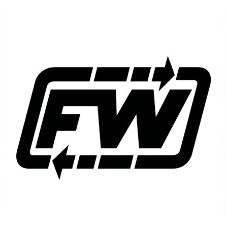 Logo oficial FW Transportes 