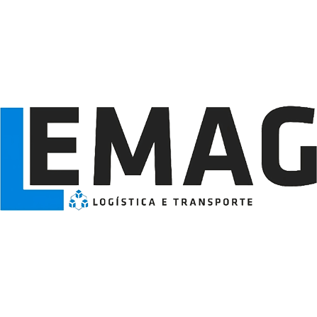 Logo oficial Lemag logística e transporte